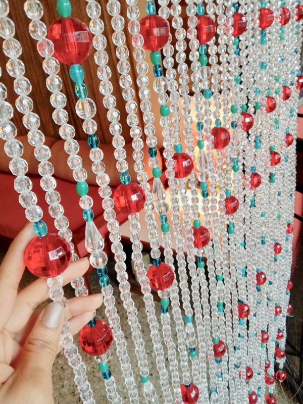 beaded room divider curtain