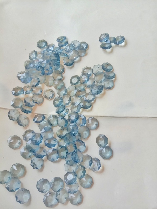 Interior Blue Bead Curtain Burnt Blue Beads For Handmade Beaded Curtains