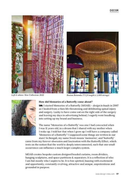 Beautiful Room Divider Media Coverage Of Memories Of A Butterfly Custom Room Divider Designs