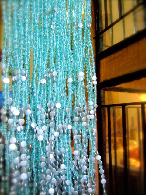 Blue Glass Bead Curtain New Blue Bead Curtain
