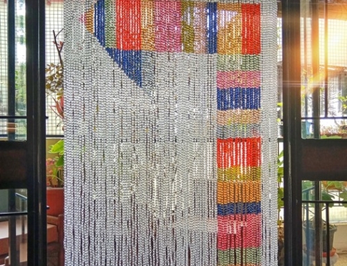 San Francisco’s Best Colorful Door Beads Curtain Room Divider – Living Room Interior Design