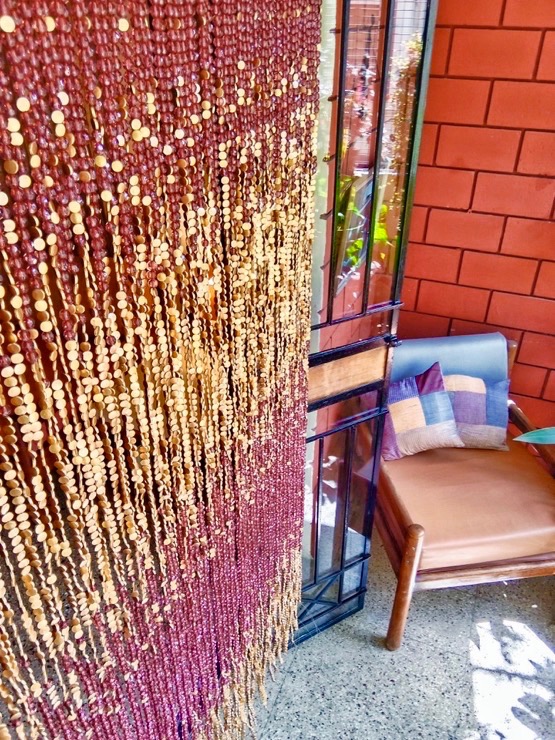 Living Room Bead Curtains Interior Design Unique Pink Gold Bead Curtain Room Dividers