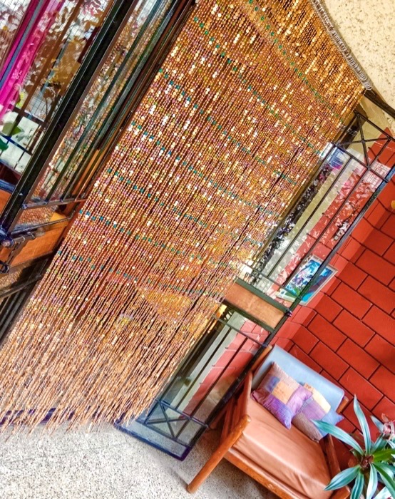 Living Dining Partition Beaded Curtain Shop Online Interior Design
