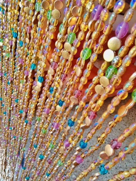 San Fran Colorful Door Beads Curtain Living Dining Partition