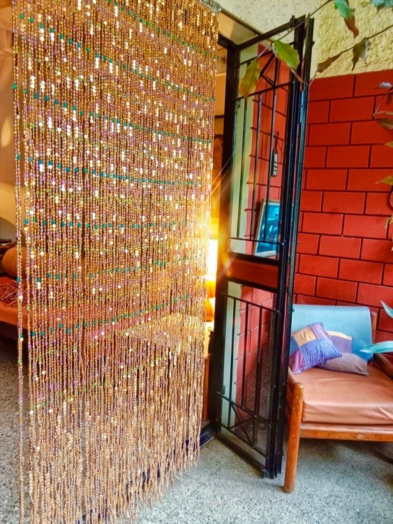 Living Dining Partition Glass Beaded Curtains