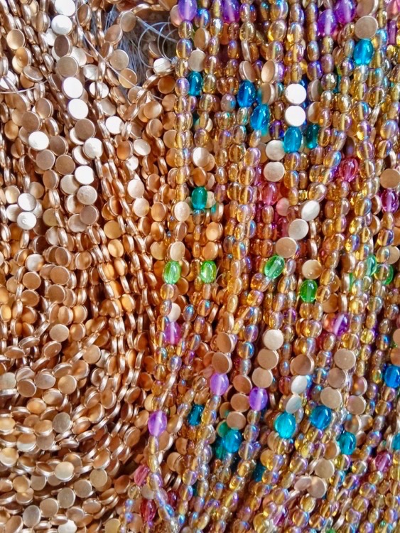 Multi-Colored Beaded Curtains 2026 Collection Gold Bead Curtains