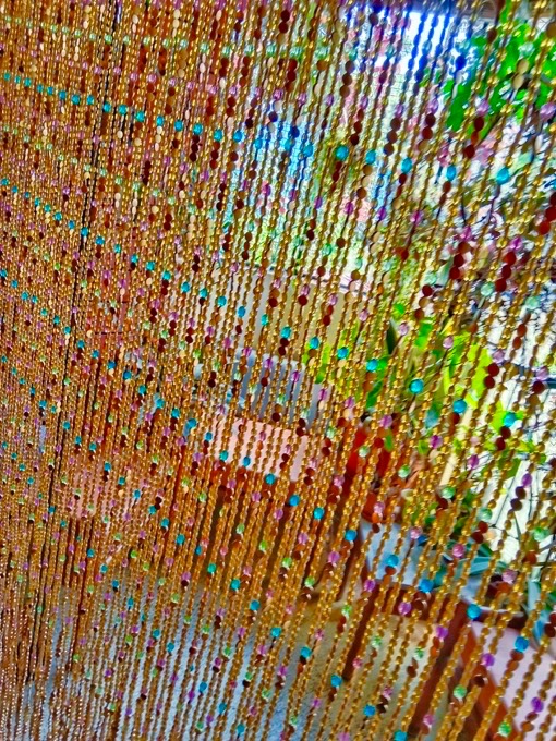 Living Dining Partition Moti Bead Door Curtain
