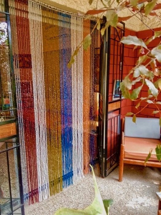 Modern Beaded Curtain Multi Coloured Door Beaded Curtain