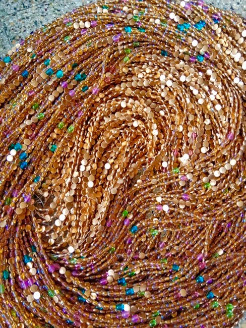 Living Dining Partition Artesian Glass Beads Curtain Unboxing