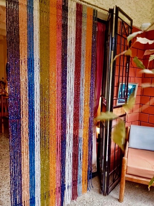 Contemporary Beaded Curtains Room Partition Screen