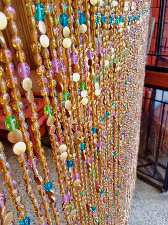 Living Dining Partition Vintage Beaded Curtains