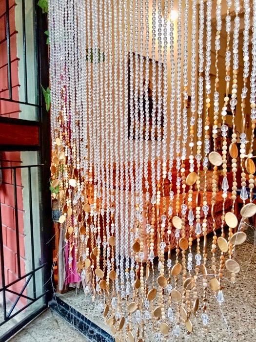 Vintage Bead Curtains White Crystal Beaded Curtain
