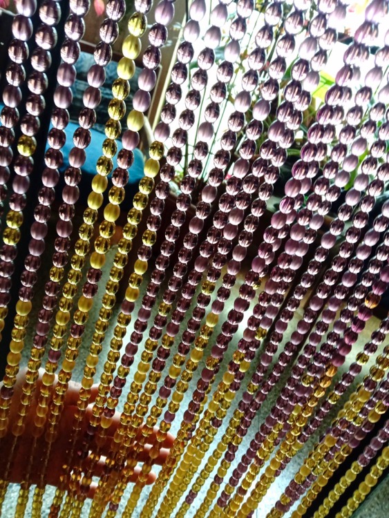 New Orleans Glass Bead Curtains Indian Temple Room Door Beads Curtains