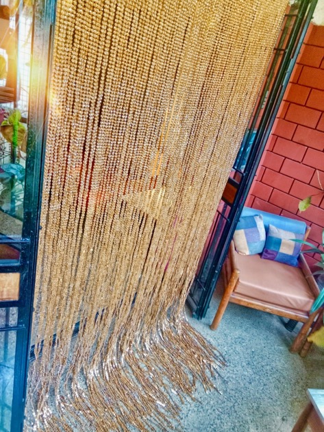 No. 1 Spa Partition Champagne Gold Bead Curtains 2024