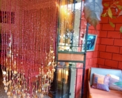 San Fran Colorful Door Beads Curtain Decorative Strands Creating A Private Retreat