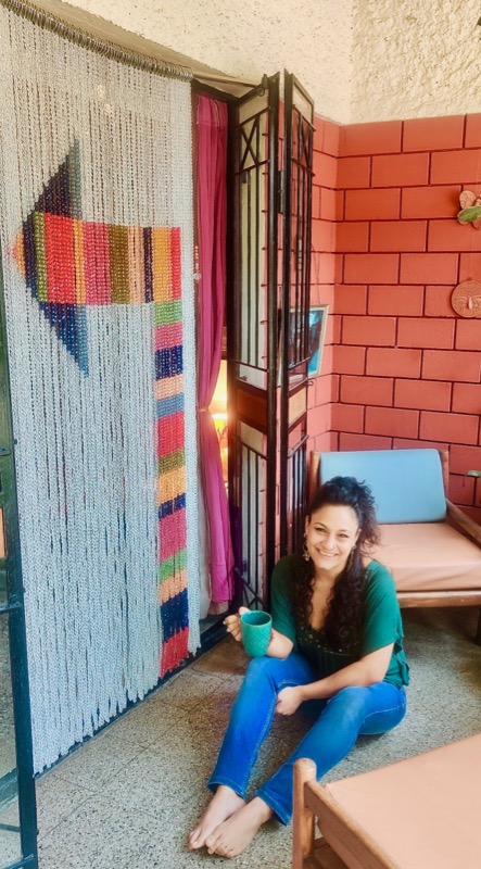 Pop Art Style Colorful Door Beads Curtain Beaded Curtain Interior Designer Sreeti
