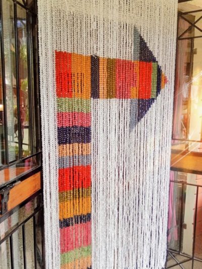 Pop Art Style Colorful Door Beads Curtain Colorful Door Beads Curtain
