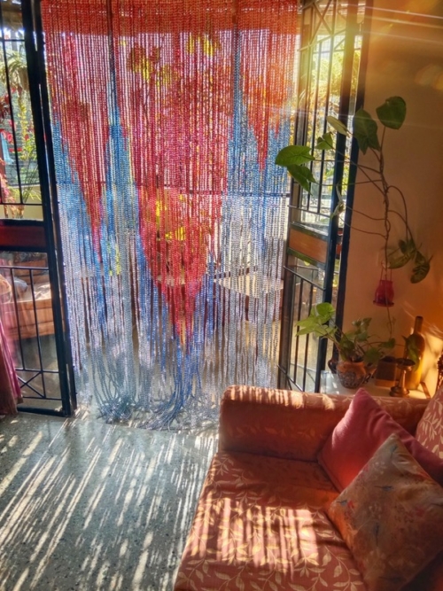 Florida Crystal Beaded Curtain Home Decor