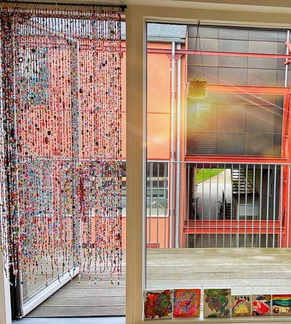 Best London Colorful Door Bead Curtain London Home Staging Beaded Partition