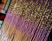 San Fran Colorful Door Beads Curtain Premium Glass Bead Curtain Design
