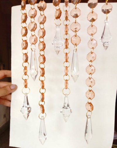 Best Antique Beads Curtain Amber Topaz Vintage Bead Curtain