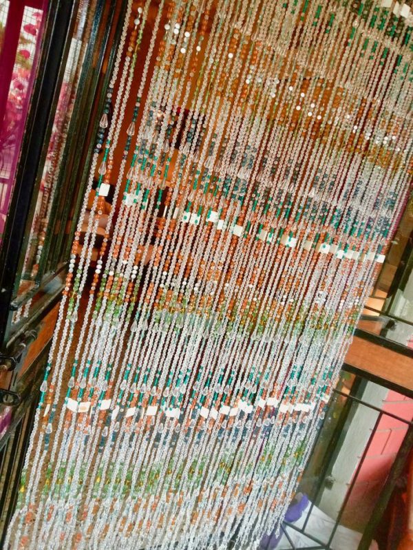 Buy Best Beautiful Beads Curtain Peach Blue Green Pastel Shade Door Beads Curtain