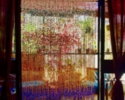 San Fran Colorful Door Beads Curtain Top Best Gold Hanging Sculpture