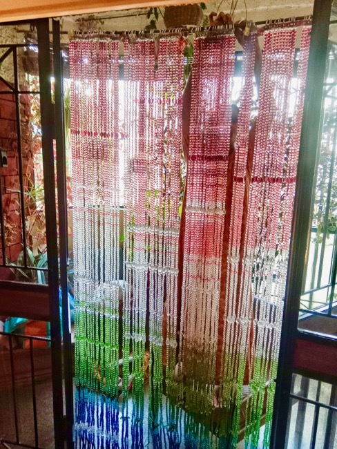 Botanical Glass Beaded Curtain For Door Beaded Curtain Diy