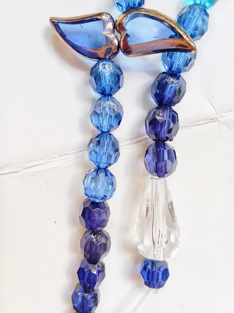 Botanical Glass Beaded Curtain For Door Glass Beads For Door Beaded Curtain
