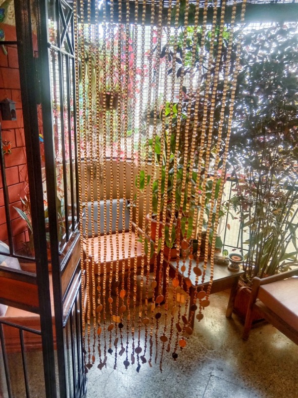 Champagne Crystal Basket Bead Curtain Memories Of A Butterfly Beaded Curtains Sample Sale
