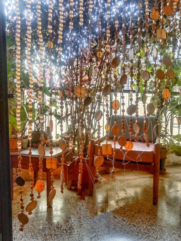 Champagne Crystal Basket Bead Curtain Sale Memories Of A Butterfly Beaded Curtains Sample Sale