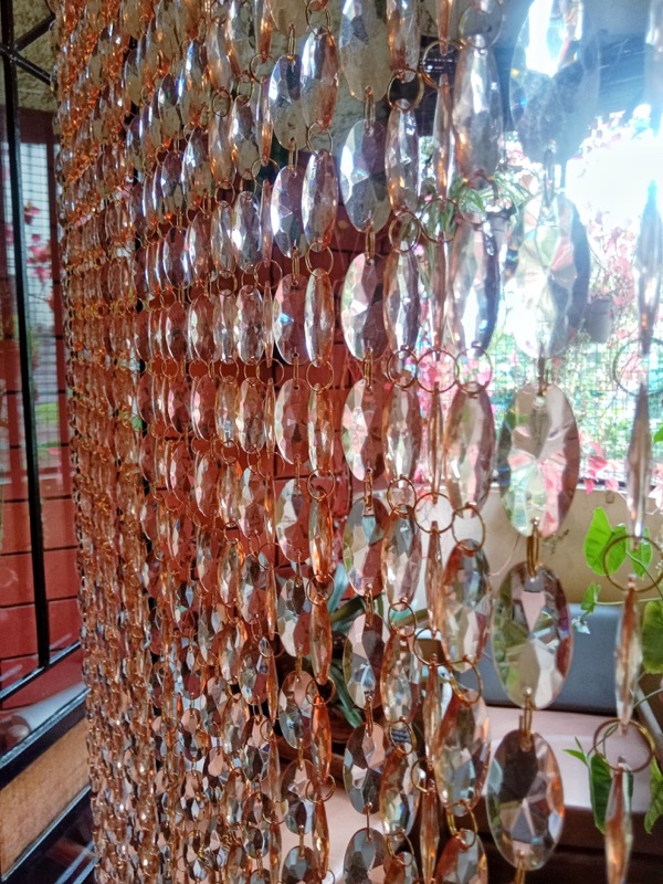 Amber Crystal Beaded Curtain Home Decor Crystal Bead Curtain