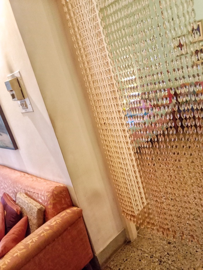 Amber Crystal Beaded Curtain Room Partition Crystal Beads Curtain