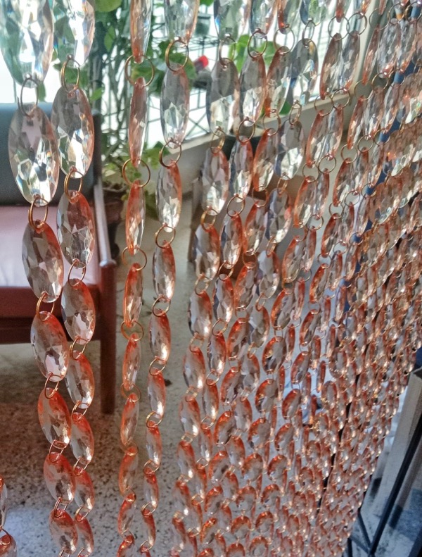 Amber Crystal Beaded Curtain Stunning Crystal Beaded Curtain For Home Decor