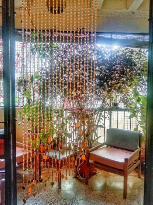 Crystal Basket Bead Curtain