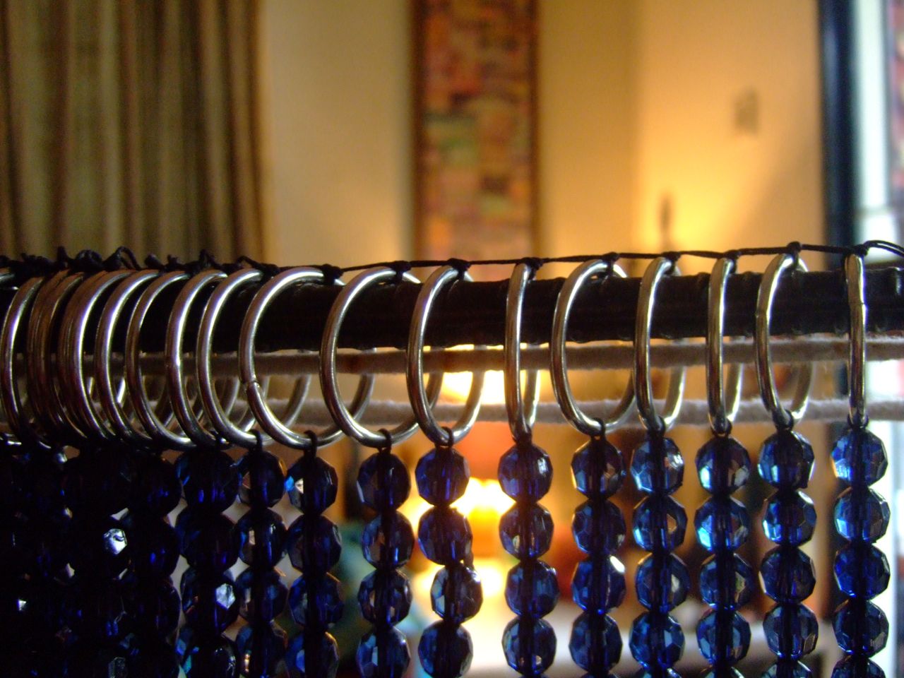 Installation Beaded Curtain Installation Beaded Curtain